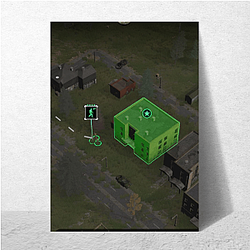 Infection Free Zone Unique Shelter Motif Infection Free Zone Posters