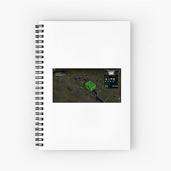 Infection Free Zone Unique Shelter Motif Infection Free Zone Notebook
