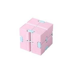 Light Pink Infinity Cube Fidget Toys for Stress Relief
