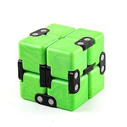 Green Infinity Cube Fidget Toys for Stress Relief