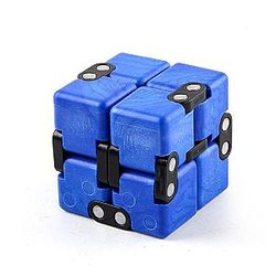 Blue Infinity Cube Fidget Toys for Stress Relief