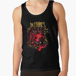 Cloud Connected In Flames Tank Top RB0712