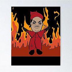 Plushia in Flames Poster RB0712