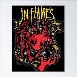 Cloud Connected In Flames Poster RB0712