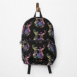 headphones in flames   Backpack RB0712