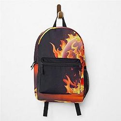 Fireball in Flames Backpack RB0712