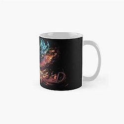 Phoenix in flames paint digital art Classic Mug RB0712
