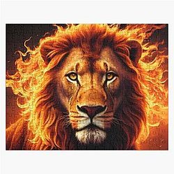 lion in flames Jigsaw Puzzle RB0712