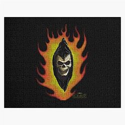 Reaper Head in Flames Jigsaw Puzzle RB0712
