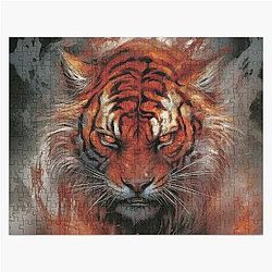 Tiger In Flames Jigsaw Puzzle RB0712