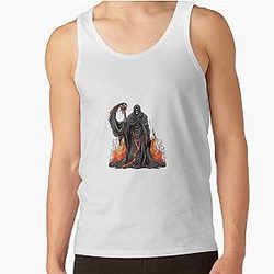 Grim Reaper in Flames Tank Top RB0712