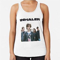 inhaler band rocker Racerback Tank Top