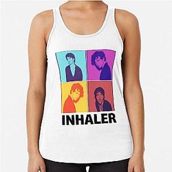 inhaler band Racerback Tank Top
