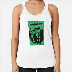 Inhaler Cuts and Bruises Album Cover  Racerback Tank Top
