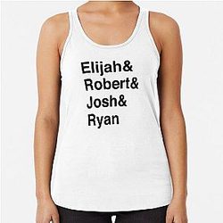Inhaler Aesthetic Band Members Racerback Tank Top
