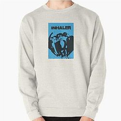 Inhaler Cuts and Bruises Album Cover  Pullover Sweatshirt