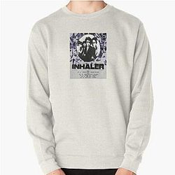 Inhaler Cuts and Bruises Album Cover  Pullover Sweatshirt