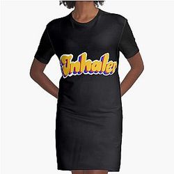 Inhaler (Band) Sticker Graphic T-Shirt Dress