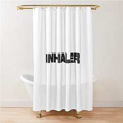 inhaler band Shower Curtain