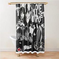 Inhaler Dublin Band Poster Shower Curtain