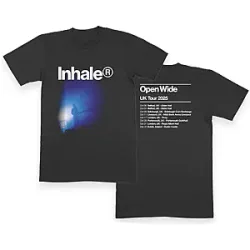 Open Wide 2025 UK Tour KL2701 Inhaler T-Shirts
