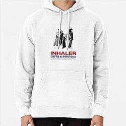 Inhaler Cuts and Bruises Album Cover  Pullover Hoodie
