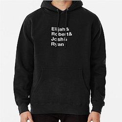 Inhaler Aesthetic Band Members Black Pullover Hoodie