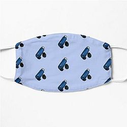 Blue Inhaler Flat Mask
