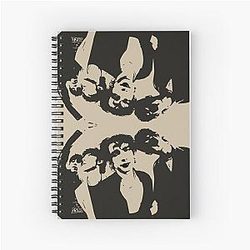 Inhaler Cuts and Bruises Album Cover  Spiral Notebook