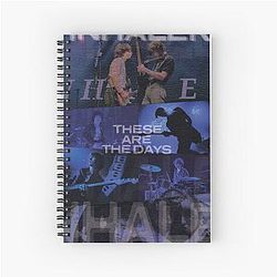 Inhaler Band Poster Spiral Notebook