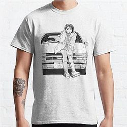 Initial D Natsuki Drift Touge Anime Eurobeat Classic T-Shirt RB2806