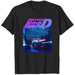 Neon AE86 Classic Initial D T-Shirt