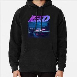 Initial D Neon AE86 Pullover Hoodie RB2806