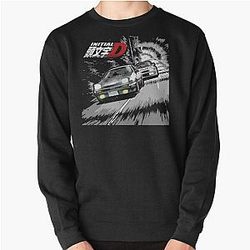 Initial D - Mountain Drift Racing Tandem AE86 vs EVO 6 Pullover Sweatshirt RB2806