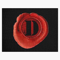 Initial D Wax Seal - personalised initials Jigsaw Puzzle RB2806