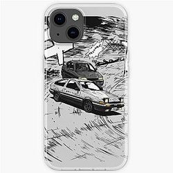 Initial D style artwork 2, Evo III vs AE86 iPhone Soft Case RB2806