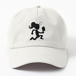 Insane Clown Luan Loud (Black Sulhouette version) Dad Hat