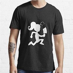 Insane Clown Luan Loud (White Sulhouette version) Essential T-Shirt