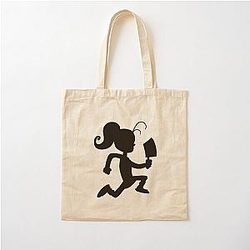 Insane Clown Luan Loud (Black Sulhouette version) Cotton Tote Bag