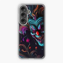 Neon - Abstract - Insane - Evil - Killer - Clown Design Samsung Galaxy Soft Case