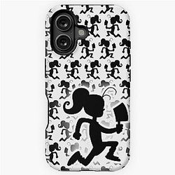 Insane Clown Luan Loud (Black Sulhouette version) iPhone Tough Case
