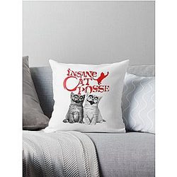 Insane Cat Posse Halloween Costume Gift Classic T-Shirt Throw Pillow