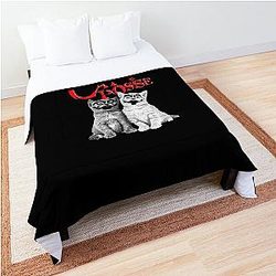 Insane Cat Posse Halloween Comforter