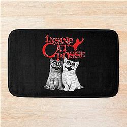 Insane Cat Posse Halloween Bath Mat
