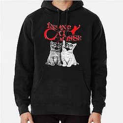 Insane Cat Posse Halloween Pullover Hoodie