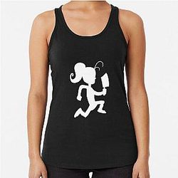 Insane Clown Luan Loud (White Sulhouette version) Racerback Tank Top