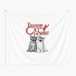 Insane Cat Posse Halloween Costume Gift Classic T-Shirt Tapestry