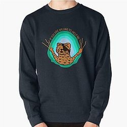 Se stai cercando di aiutarmi iscrizione gatto Pullover Felpa