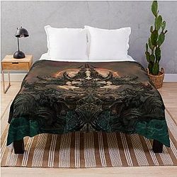 Mantis God Inscryption Throw Blanket