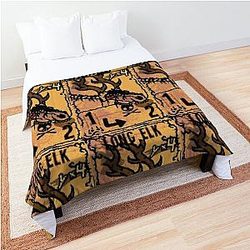 Elk Cryptogram Comforter
